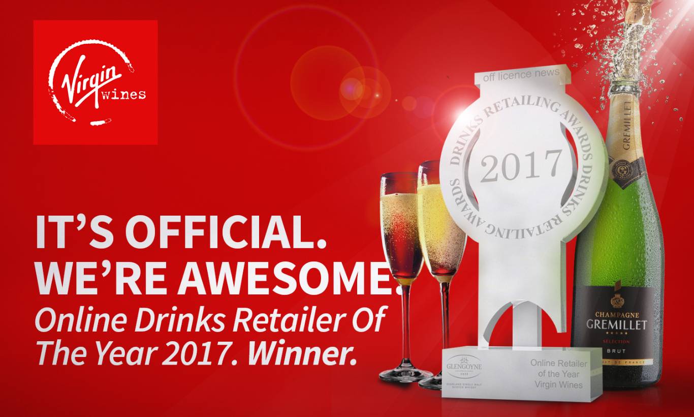 Drinks Retailer Award 2017 - Virgin Wines
