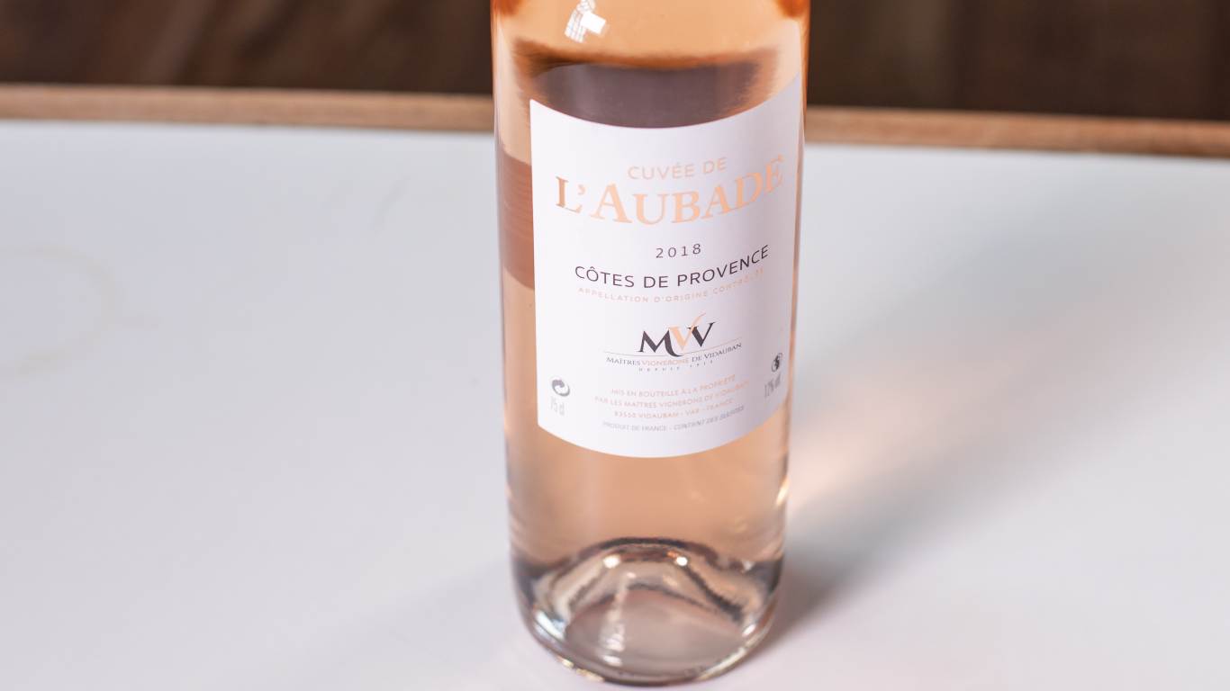 Close up of a Provence rose available at Virgin Wines