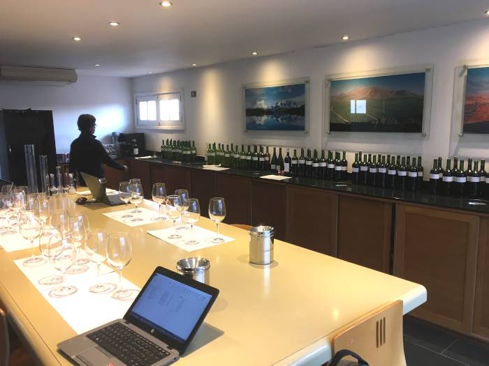 Tasting room at Santa Rita winery in Argentina