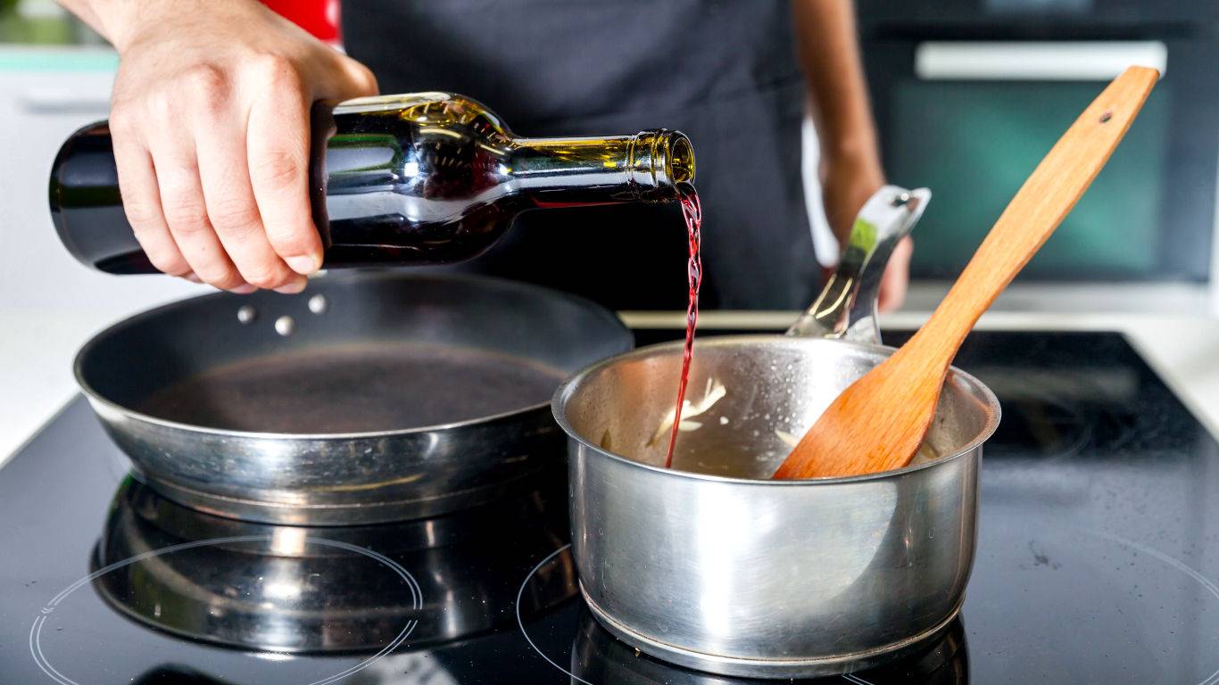 Using red Wine for Cooking