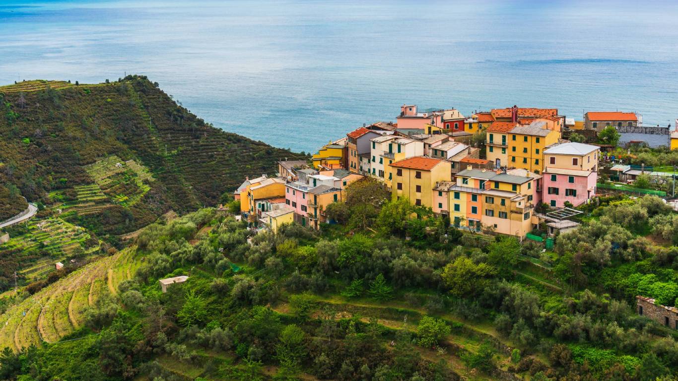 Liguria Wine Region, Italy
