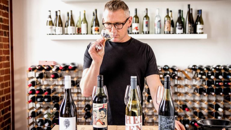 Andrew Baker, Buying Director at Virgin Wines, wine tasting