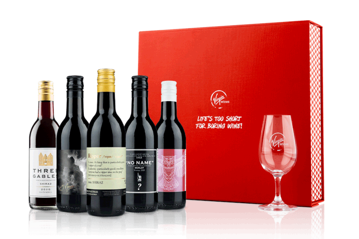 Virgin Wines Red Wine Tasting Gift Box