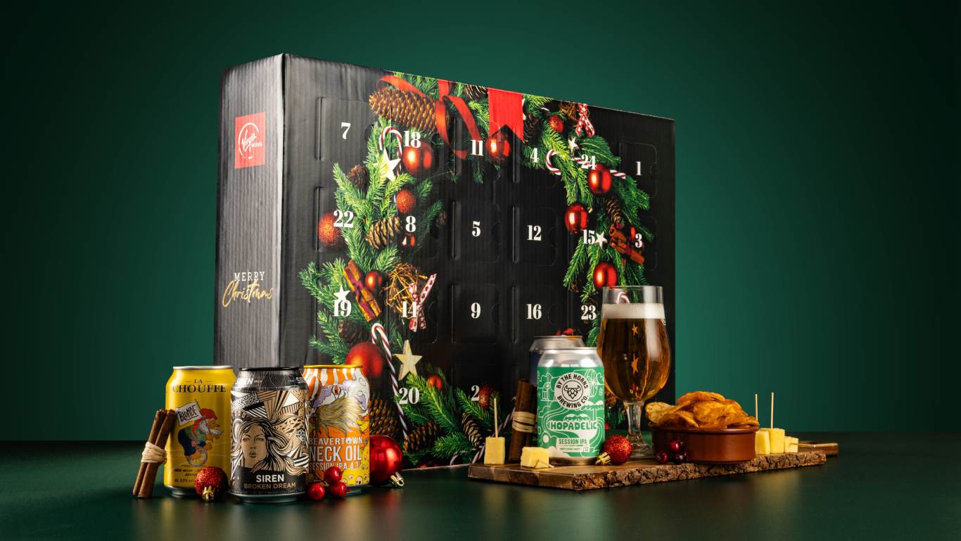 Beer Advent Calendar by Virgin Wines for Christmas 2023