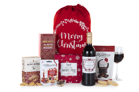 Love from Santa Hamper with Red Wine