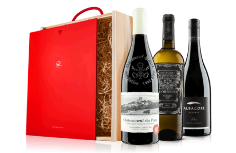 Ultimate Luxury Wine Trio including Chateauneuf du Pape