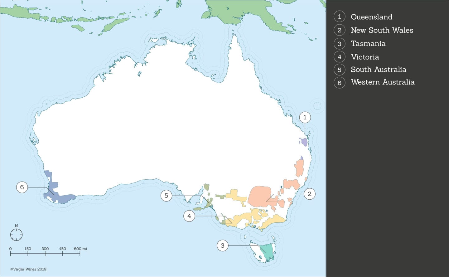 Australian Wine Regions Map